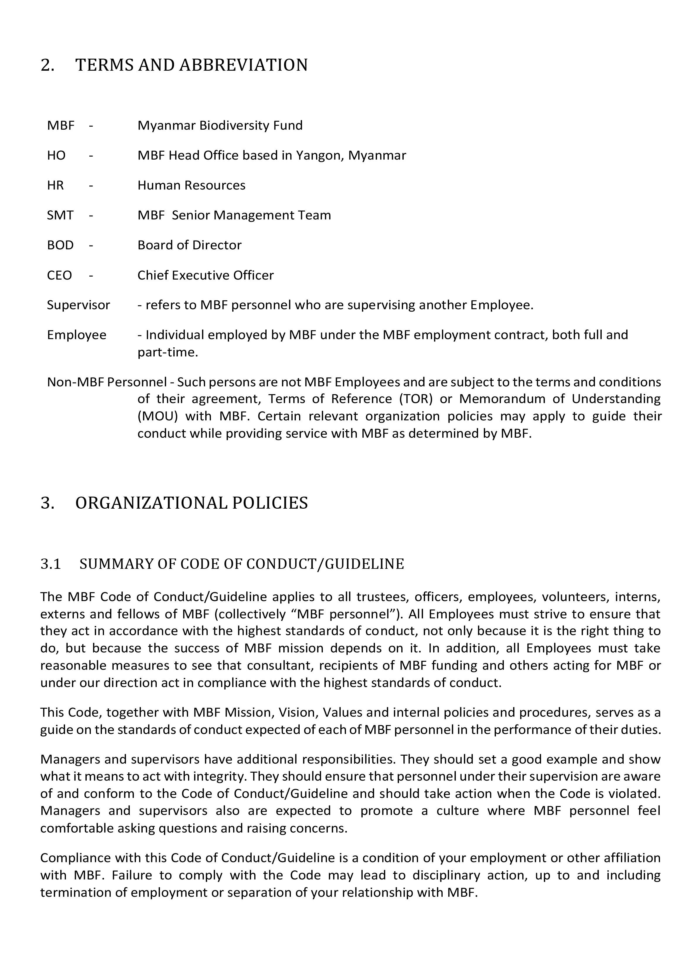 Human Resources Manual