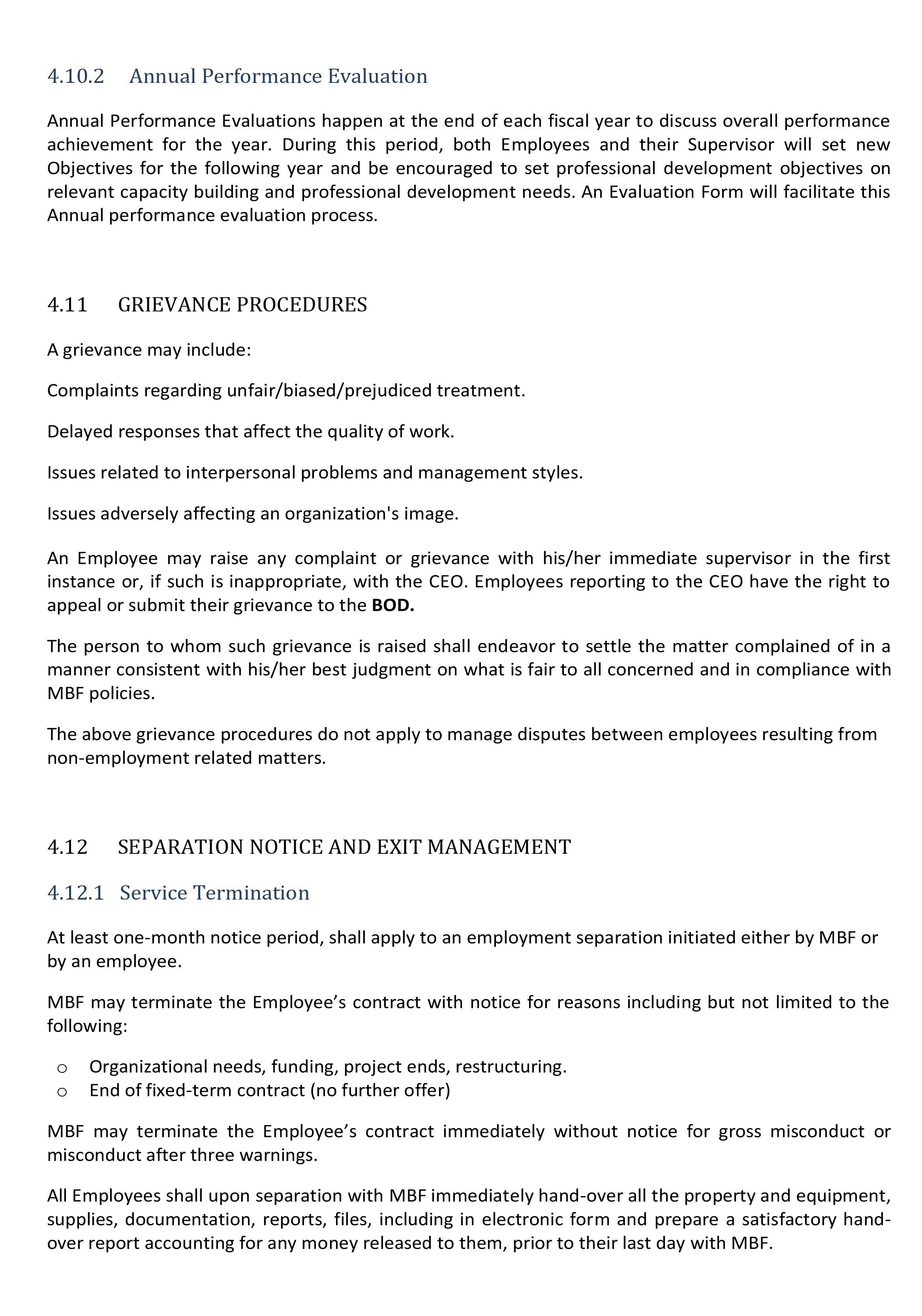 Human Resources Manual