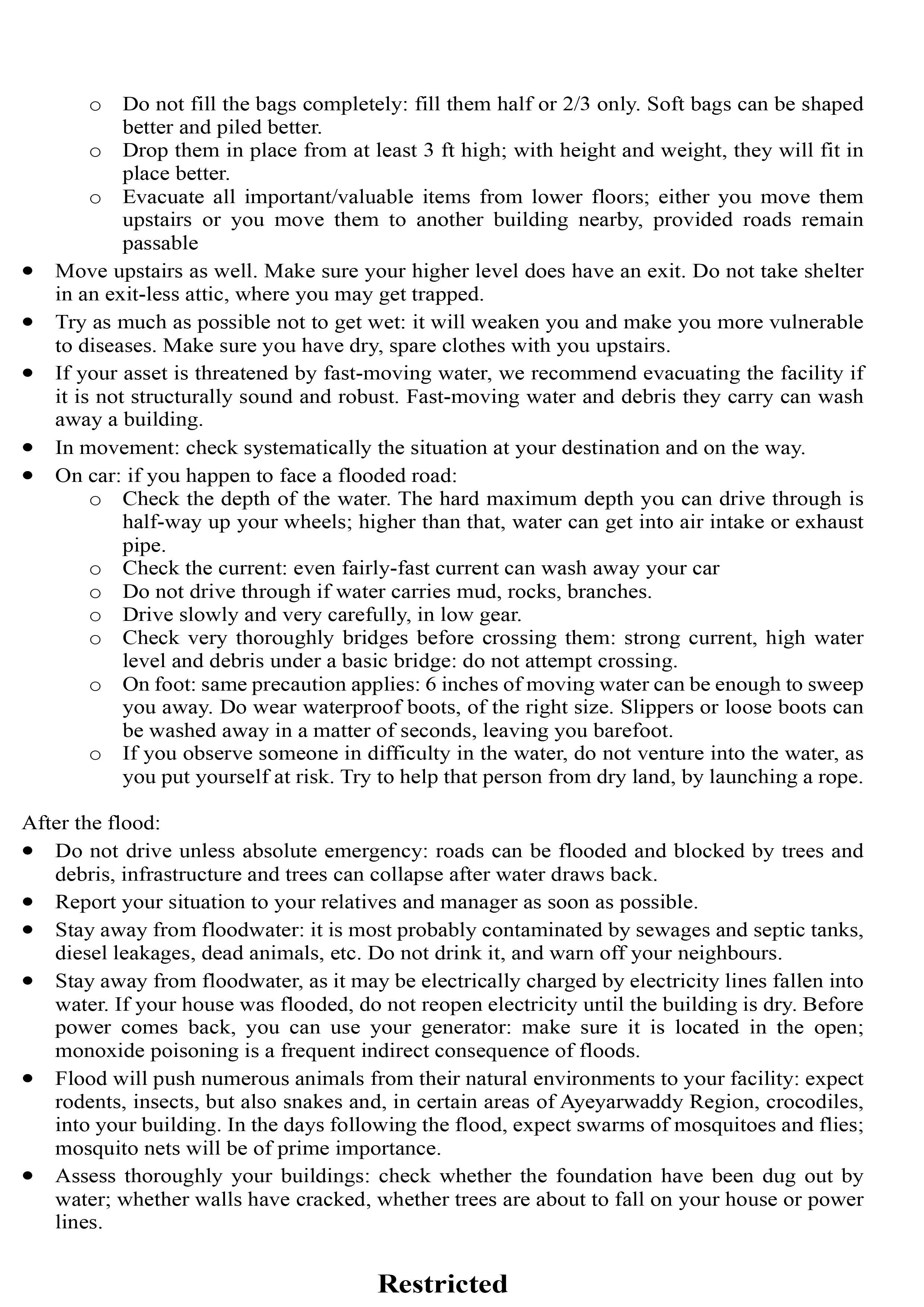 Safety & Security Policy and Procedures