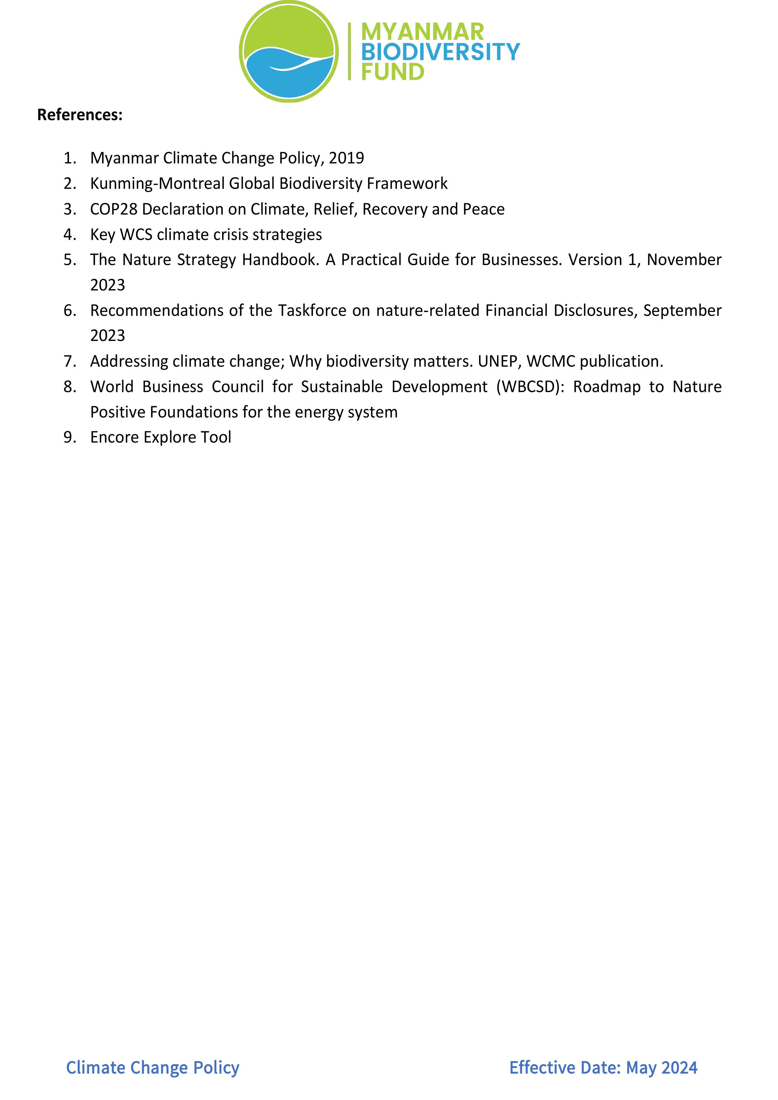 Climate Change Policy - ENG