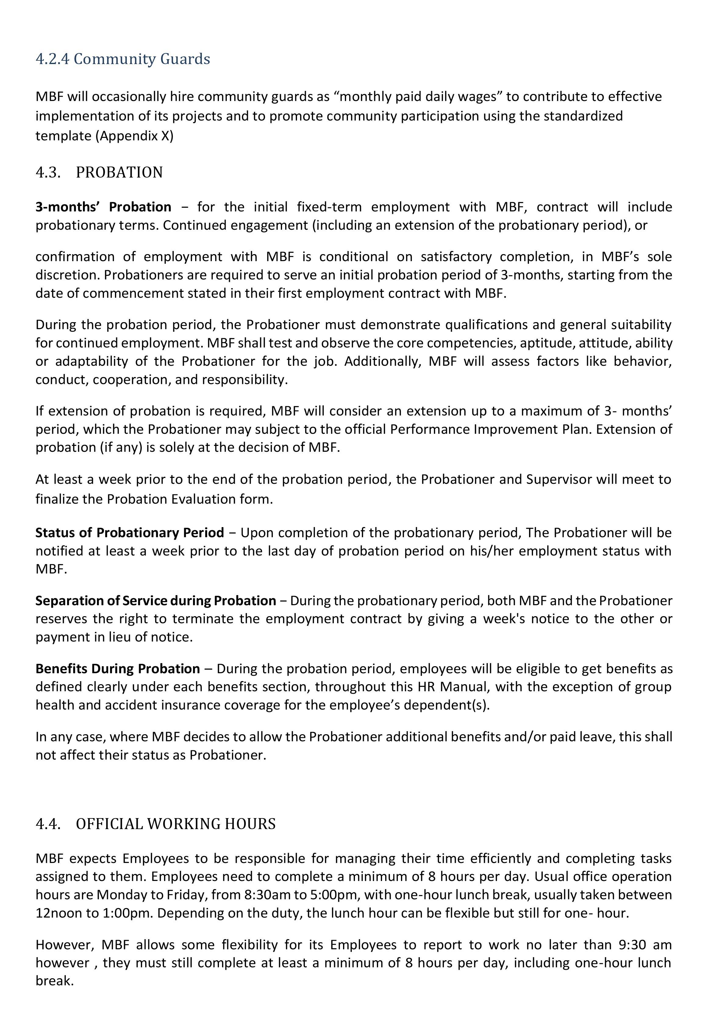 Human Resources Manual