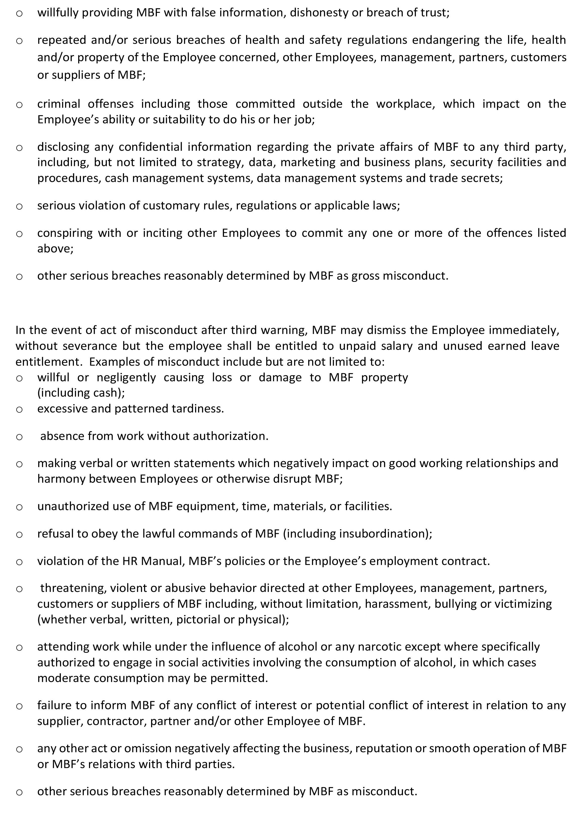 Human Resources Manual