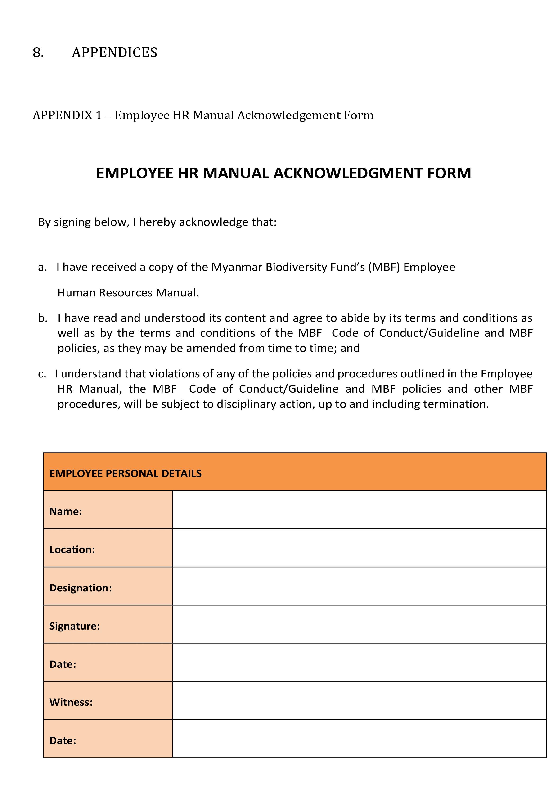 Human Resources Manual